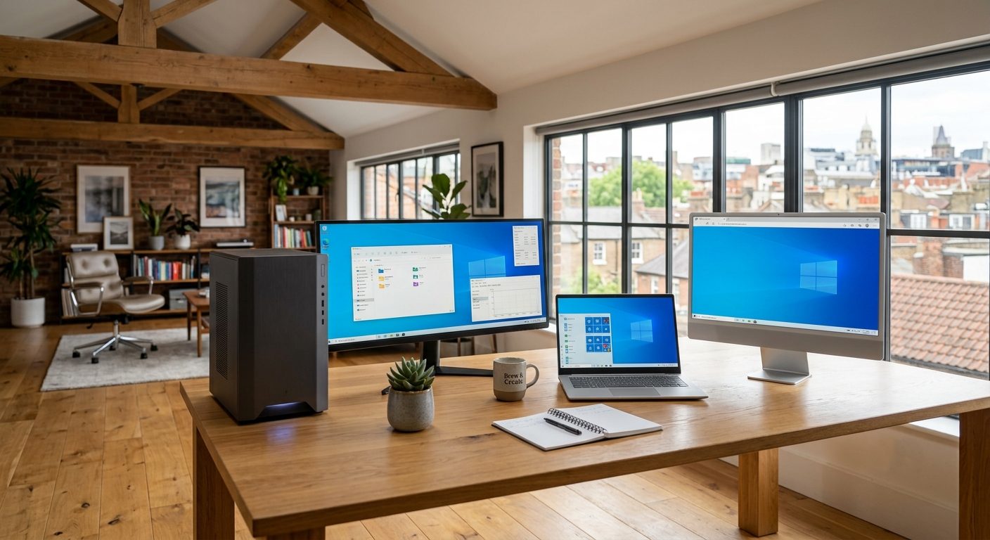 Windows 10 licensz 5 PC-re – több aktív munkaállomás Windows felülettel