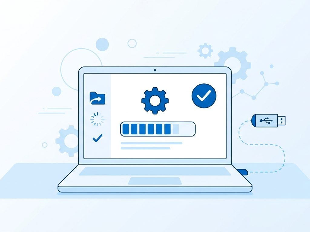 Windows 10 telepítése lépésről lépésre – USB-s telepítés és aktiválás illusztráció